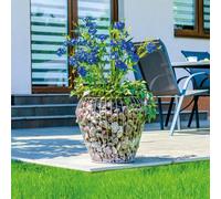 Carbeth Plants Elgarden Milo Flower Pot - 47Cm Steel Gabion Planter - Contemporary Design