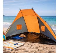 Carbeth Plants Pop Up Beach Tent With Uv50 Protection - Instant Portable Beach Shelter With Waterproof Groundsheet