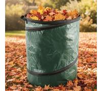 Carbeth Plants Pop Up Garden Waste Bag 120L - Waterproof Refuse Sack with Metal Spring Frame - Collapsible Garden Bag with Strong Handles for Leaves, Grass & Clean Up