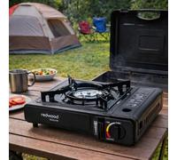 Carbeth Plants Portable Gas Camping Stove - Single Burner Outdoor Cooker with Carry Case - Compact & Lightweight - Stove for Camping, Picnics, Festivals & Emergency Use