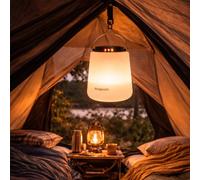 Carbeth Plants Rechargeable Led Camping Lantern - Warm White 3 Mode Light With Usb-C Charging & Battery Indicator