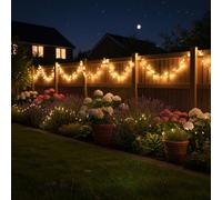 Carbeth Plants Solar Led String Lights 100 Bulbs - Weather Resistant & Energy Efficient - Outdoor Garden Fairy Lights