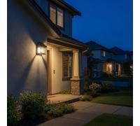 Carbeth Plants Solar Sensor Security Light - Outdoor Motion Detection Light For Garden, Driveway & Entrance