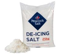 Carbeth Plants White De-Icing Rock Salt 25Kg Bag - Rock Salt For Clearing Driveways, Paths & Roads - Leaves No Residues - Salt For Weed Killer