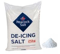 Carbeth Plants - White Rock Salt 25kg Bag - Clearing Ice & Snow - De-Icing Driveways, Paths & Roads - Cleaner Than Grit Leaves No Residue On Applied Areas