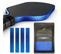 Carbex Lab Pickleball Edge Guard Tape - Carbon Blue - 26mm Width for 14mm Paddle - 4-Pack PU Protection Strips - Wrinkle-Free Edge Guard, Durable Wrap, Court-Safe Accessory