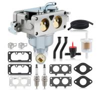 Carbhub 796997 Carburetor for Briggs & Stratton 796227 796258 796997 Lawn Tractor fits Briggs Stratton V-Twin 407777 40N877 40R877 445677 445877 44L777 44M777 44P777 44R677 Engine - 796227 Carburetor