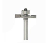 Carbide Bearings Router Bit, T Router Bit 1/4" Shank T-slot Milling Cutter For Woods, MDF, Particle Board, Plywood-Size 1/4*3/8