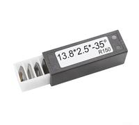 Carbide Blade Inserts 13.8mm Square with 30 Degree Cutting Angle and R150 Radius for Spiral Planer Head and Wood Lathe Tools