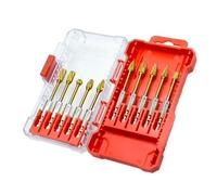 Carbide Burr Set, Carbide Burr | Tungsten Drill Grater Set of 10 - Multi-use Burr Bits with 1/4 Inch Shank for the Die Grinder, Metal Wood Carving, Engraving, Polishing, Drilling