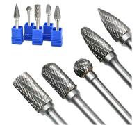 Carbide Burrs 6x10mm Premium Rotary Drill Bits for Fast and Smooth Material Removal (6×10D)