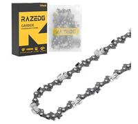 Carbide Chainsaw Chain 16 Inch, 3/8" LP Pitch, .050" Gauge, 57 Drive Links, Fits Echo CS-3510/352/3400/400, Worx WG300,WG303 - S57 (1 Chain)
