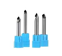 Carbide Chamfer End Mill, 1PC Bit Router Bits Graphite Aluminum Copper Alloy V Milling tool(D8.0xAngle90x75L)