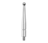 Carbide Contact Point for Dial Test Indicator, 2 mm Diameter Ball, M1.6 Metric Thread, 20.9 mm Length, Compatible with Mitutoyo & Starrett Models (A)