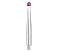 Carbide Contact Point for Dial Test Indicator, 2 mm Diameter Ball, M1.6 Metric Thread, 20.9 mm Length, Compatible with Mitutoyo & Starrett Models (B)