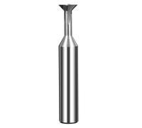 Carbide Dovetail Milling Cutter CNC Tool 30°45° 60° 75° 1-20mm Tungsten Steel Machining Tool for Metal End Mill Chamfering Dril(2.5MM,Aluminum_75 Degree)