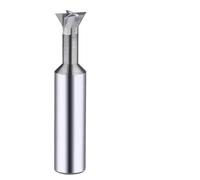 Carbide Dovetail Milling Cutter CNC Tool 30 45 60 75 90 120 Degree Tungsten Steel Machining Tool for Metal End Mill 1-20(3,BF2055 UNCOATED_60 Degree)