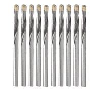 Carbide Drill Bit Fast Drilling High Strength Wear 10Pcs Tungsten Steel Straight Shank Twisting Drill Set 4mm