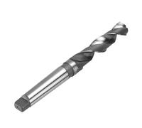 Carbide End Mill, 1pc Morse Taper Drill Bit,Dia 11-32.5mm Hight Speed Steel Shank Spiral Flute Twist Bits(D17)