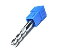 Carbide End Mill 3-Flute 6mm for Aluminum for CNC Machining, HRC45 Hardness Milling Cutter Compatible with General Iron, Alloy Steel & Carbon Steel
