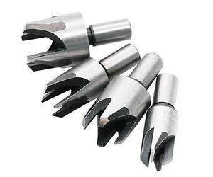 Carbide End Mill 4Pcs Wood Tenon Drill Bit Cutter Claw Type Carpentry Cork 6mm-16mm Carbon Steel