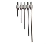 Carbide Flat Contact Point Set for Dial Digital Indicators with M2 5 Threaded Shanks and 1 5mm Diameter