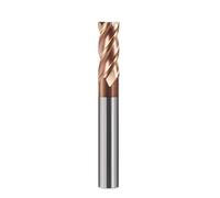 Carbide Flat End Mill Tungsten Cutter, Key Face Square Router Bit, 2 4 Flute Metal Steel Machining Tool(12x12x45x100)