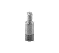 Carbide Flat Point for Dial Gauge | M2.5 Threaded Contact Tip Replacement for Dial Thickness | Depth & Digital Test Indicators | Hardened Alloy Probe for(D4xL8)