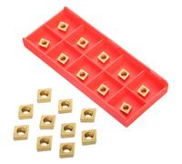 Carbide Insert Pack CCMT060204 A Set of 10 For Professional Use In Machine Shops And Fabrication Facilities