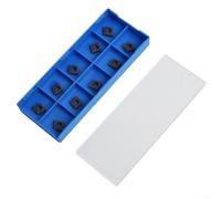 Carbide Inserts, 10Pcs CCMT060204-HMP Carbide Insert Turning Tool Inserts for Steel Semi-Finishing, Finishing