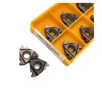 carbide inserts, Indexable Lathe Carbide Insert 10PCS 16ER 16IR AG60 15TF 6020 Hard Alloy Thread Turning Tool Thread Turning Lathe Tools Cutting Tool(16ER AG60 6020)(16ER AG60 15TF)