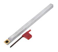 Carbide Lathe Tools, Wood Lathe Working Tool, Carbide Tipped Wood Turning Tool for Lathe, Woodturning Rougher Detailer Finisher, Interchangeable Aluminum Alloy Handle,1 Piece,Square Round 15mm