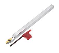 Carbide Lathe Tools, Wood Lathe Working Tool, Carbide Tipped Wood Turning Tool for Lathe, Woodturning Rougher Detailer Finisher, Interchangeable Aluminum Alloy Handle,1 Piece,35° Chamfer