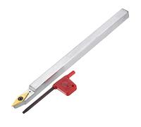 Carbide Lathe Tools, Wood Lathe Working Tool, Carbide Tipped Wood Turning Tool for Lathe, Woodturning Rougher Detailer Finisher, Interchangeable Aluminum Alloy Handle,1 Piece,35° Sharp