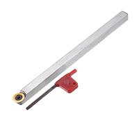 Carbide Lathe Tools, Wood Lathe Working Tool, Carbide Tipped Wood Turning Tool for Lathe, Woodturning Rougher Detailer Finisher, Interchangeable Aluminum Alloy Handle,1 Piece,Round 16mm