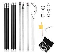 Carbide Lathe Turning Tools,Wood Turning Chisels Diamond Shape/Round/Square Carbide Insert Turning Tools for DIY Hobbyists