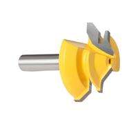 Carbide Lock Miter Router Bit 45 Degree - 8mm Shank | Perfect 90° Corner Wood Joinery Cutter | Woodworking Power Tool Accessory(2PCS 45DSHD8MM)