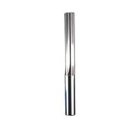 Carbide Machine 4 Flutes Reamer, Diameter 2-5.9mm H7 Straight Slot Uncoated, CNC Chucking Metal 1pc(2.5X25X50mm)