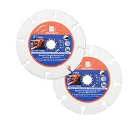Carbide Multi Wheel,BRSCHNITT 2pcs 75mm with Arbor 10mm Tungsten Carbide Cut Off Wheel for Wood,Laminate,Gypsum board,Plastic for Angle Grinder Cutting Disc