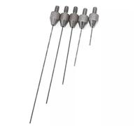 Carbide Needle Point 0.8Mm Dia Contact Points for Dial Indicator Depth Gauge 5-Pack M2.5 Threaded Shank Silver for Probing Groove or Hole Bottoms
