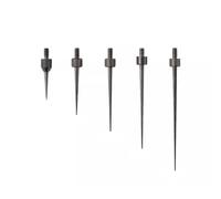 Carbide Needle Point Contact Points for Dial Indicator Depth Gauge M2.5 R0.2Mm L13/L22/L30/L40/L50 5 Pack Silver