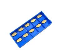 Carbide Parting Inserts for SP200, NC3020/NC3030/PC9030 Grades, 10 pcs Box, for CNC Lathe Grooving & Parting Use(SP200purple(PC9030))