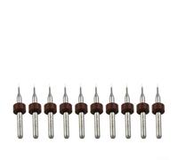 Carbide PCB Drill Bits Acrylic 10Pcs - Circuit Board Drill Bit Set to Set Wood PVC Aluminium - for for 01Mm for 10Mm Bits Power Tools and Workshop Equipment(01Mm)