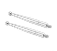 Carbide Points for Dial Indicator, 2 mm Diameter Ball, 20.9 mm Length, M1.6 Metric Thread, Compatible with & Mo