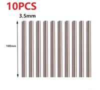 Carbide Rod Lathe Tool Set 10PCS with Straight Shank Design, 100mm Length, for Various Cutting and Machining Metalworking Tools (3.5mm)