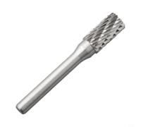 Carbide Rotary Burrs, 6x10mm Double Grain Cut Grinder Carving Bit(6×10A)