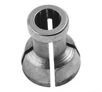 Carbide Split Bushing Converter for Wood Router Chuck Conversion, M17 Collet Adapter with Nut, 6mm 6.35mm 8mm Router Bit Holder, Heat Treated Precision(M17 chuck nut)