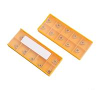 Carbide Threading Inserts for Internal Threading Tool, 11ER AG60 + 11IR AG60 Indexable Lathe Insert Set, 20pcs Turning Inserts Compatible with SER/SNR Series