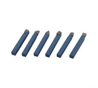 Carbide Tip Tool Set 10 Pcs 1/4 Inch for CNC and Metal Lathe Turning, C-6 Grade Carbide Insert Bits with High Hardness and Wear Resistance for General