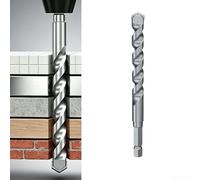 Carbide Tipped Drill Bit, Masonry Drill Bit, Hex Shank For Concrete Brick for TILE Wall Deep Spiral Grooves Quickly Discharge Debris(4mm)